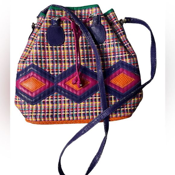 Lines Milano Bag Woven Straw - Picture 1 of 6